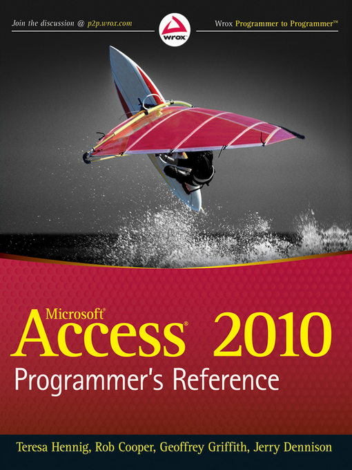 Title details for Access 2010 Programmer's Reference by Teresa Hennig - Available